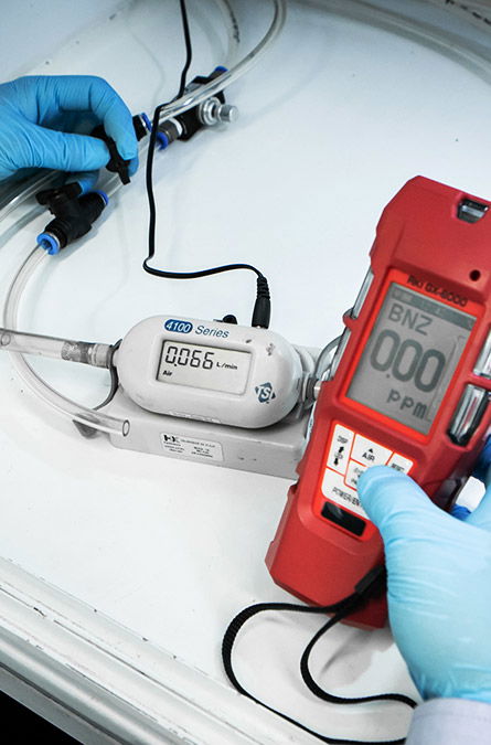Laboratorio Gases Higielectronix Colombia